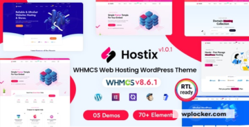 Hostix - Hosting WHMCS WordPress Theme Free Download