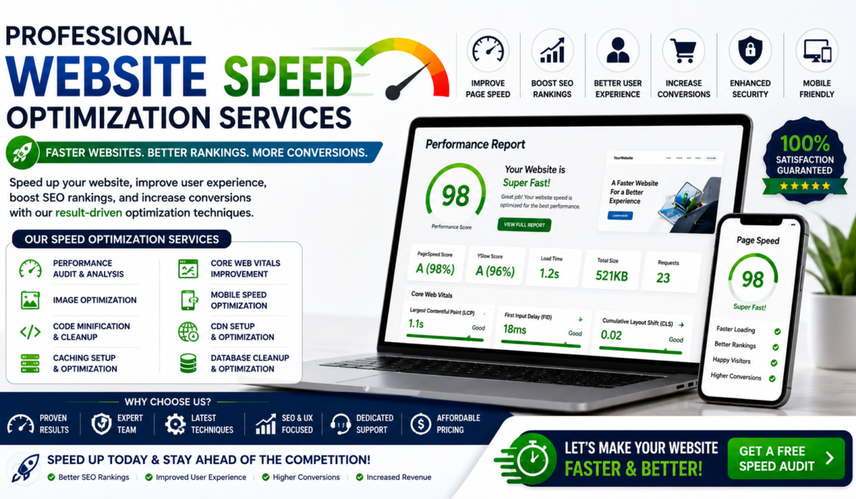 Professional Website Speed Optimization Services for Faster Performance
