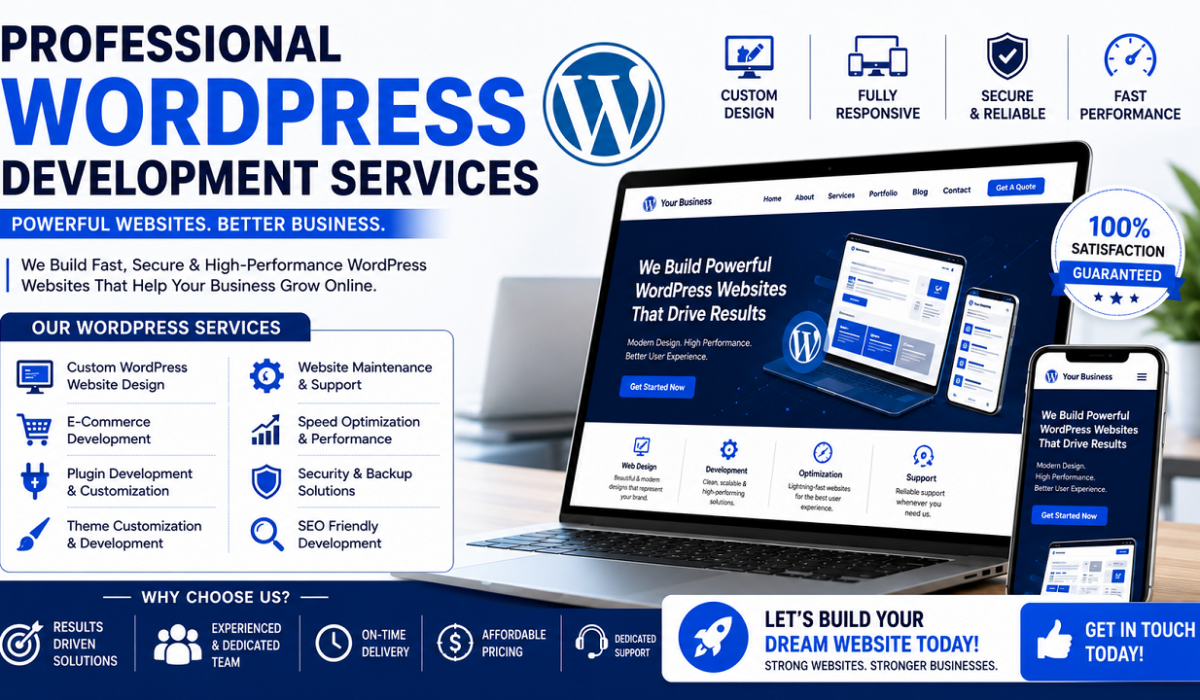 Professional WordPress Development Services for Businesses